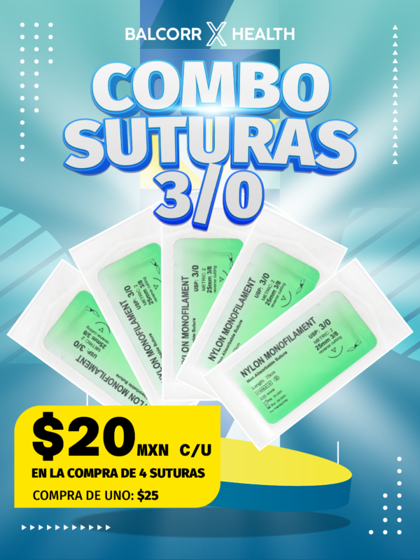 Suturas Nylon 3/0